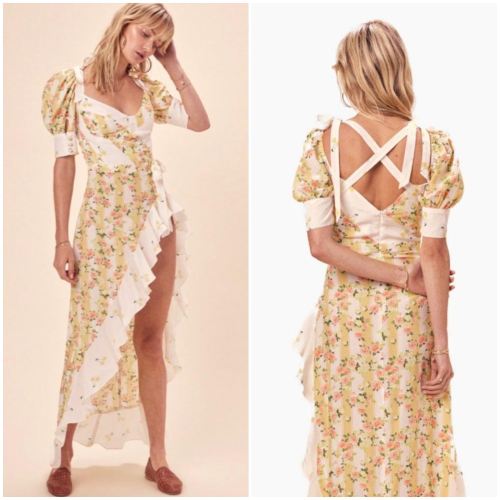 🍒NWT🍒 FL&L SAVANNAH MAXI DRESS XS - Picture 3 of 6